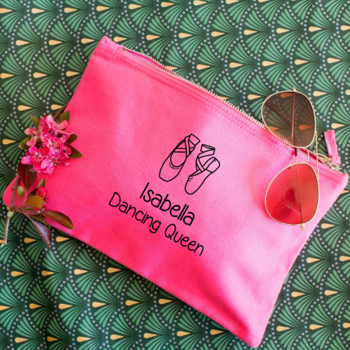 Bolsa multi-usos rosa con motivo