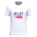 Camiseta personalizada HELLO 100% algodón orgánico Camiseta personalizada HELLO 100% algodón orgánico