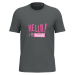 Camiseta personalizada HELLO 100% algodón orgánico Camiseta personalizada HELLO 100% algodón orgánico