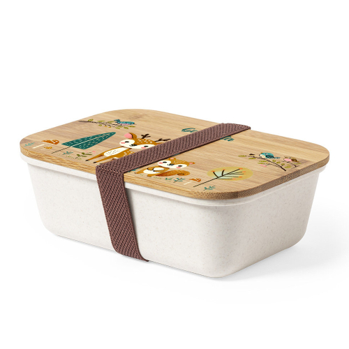 Tupper escolar para niños bosque encantado