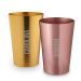 Vaso de aluminio grabado