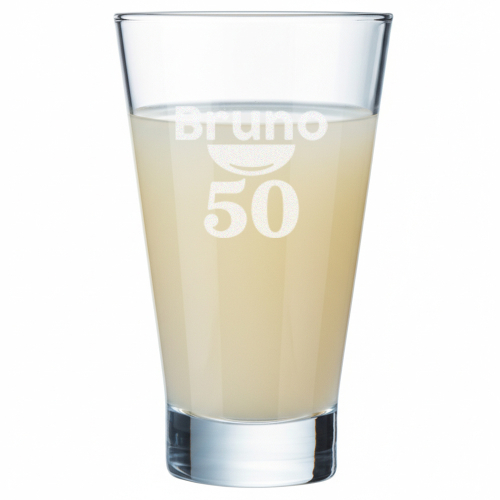 Vaso personalizado de licor cumplea&ntilde;os � estilo bistr&oacute;