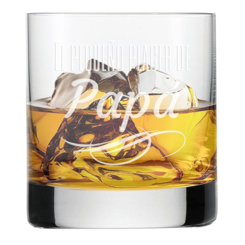 Vaso de whisky personalizado de papá