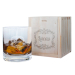 Vaso de whisky grabado con nombre