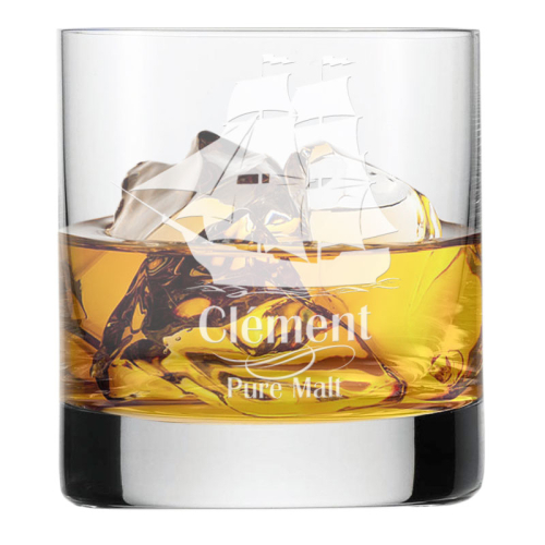 Vaso de whisky personalizado océano abierto
