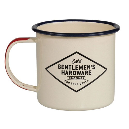 Taza esmaltada the Adventure Begins crema