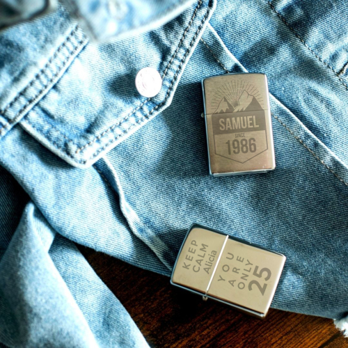 Encendedor Zippo personalizado cumpleaños