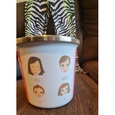 Taza esmaltada personalizada We Are Family Taza esmaltada personalizada We Are Family