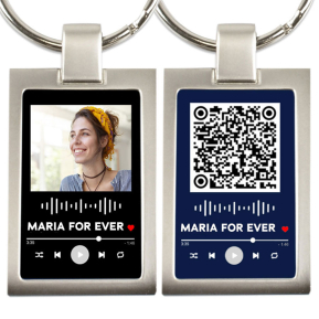 Cancin personalizada en llavero