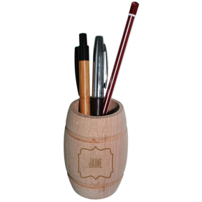 Portalpices barril personalizado