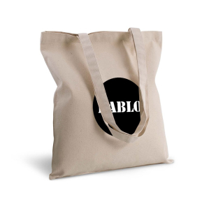 Bolsa de algodn crculo personalizada 