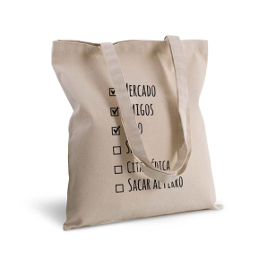 Bolsa de algodn personalizada lista de haceres