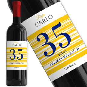 Botella de vino personalizada feliz cumpleaños Botella de vino personalizada feliz cumpleaños