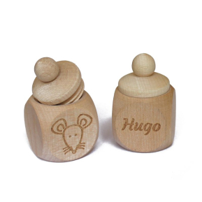 Caja de dientes en madera personalizada Caja de dientes en madera personalizada