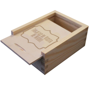 Caja de tarjetas de presentacin grabada