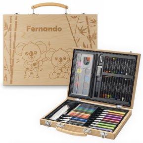 Estuche de dibujo koala personalizado