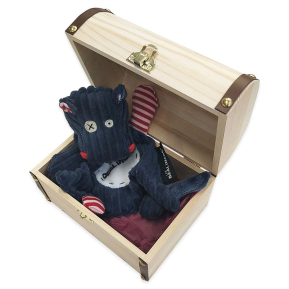 Cofre con un peluche personalizado Dglingos