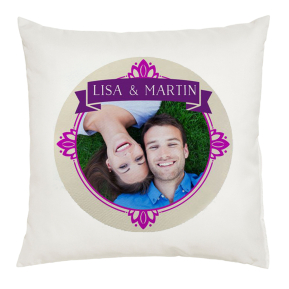 Cojn personalizado marco real