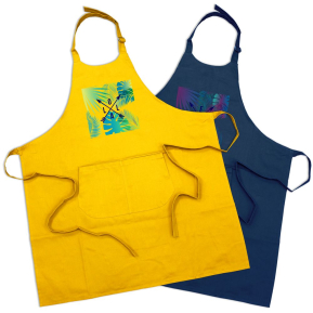 Delantal 100% Algodn Bio Personalizado Palmeras y Flechas