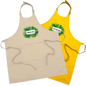 Delantal 100% Algodn Bio Personalizado Palmeras