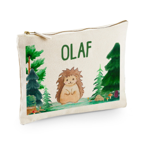 Estuche personalizado de algodn bosque