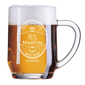 Jarra de cerveza grabada cumpleaños Jarra de cerveza grabada cumpleaños
