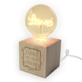 Lmpara Personalizada Marco de flores