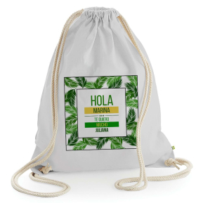 Mochila de algodn personalizada palmeral