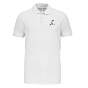 Polo piqu de manga corta  bordado
