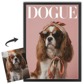 Portada de la revista DOGUE a partir de una foto