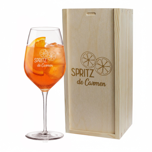 Vaso de Spritz grabado con nombre Vaso de Spritz grabado con nombre