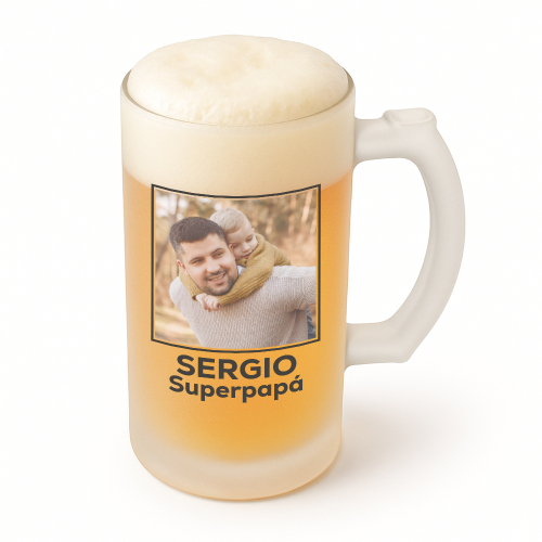 Jarra de cerveza personalizada 