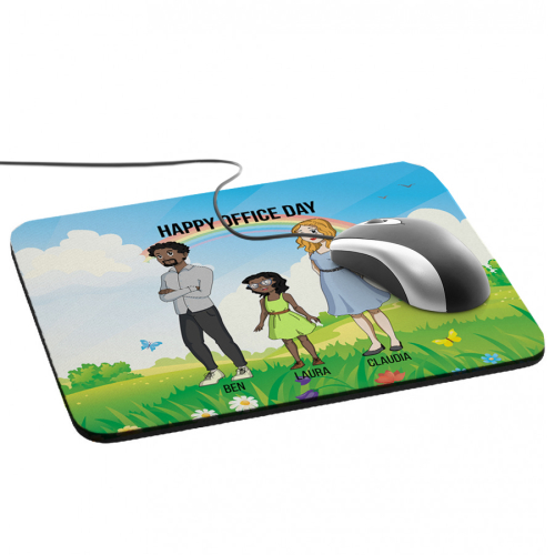 Alfombrilla de ratón personalizada Manga Family
