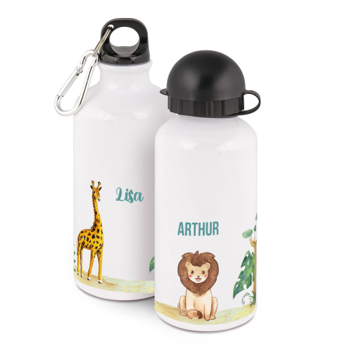 Botella personalizada con diseño de sabana
