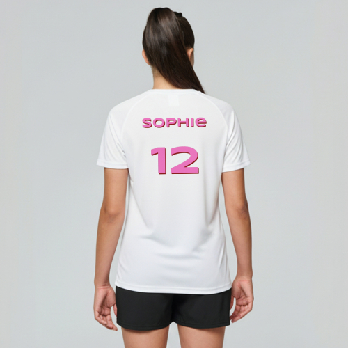 Camiseta deportiva personalizada Número de dorsal Camiseta deportiva personalizada Número de dorsal