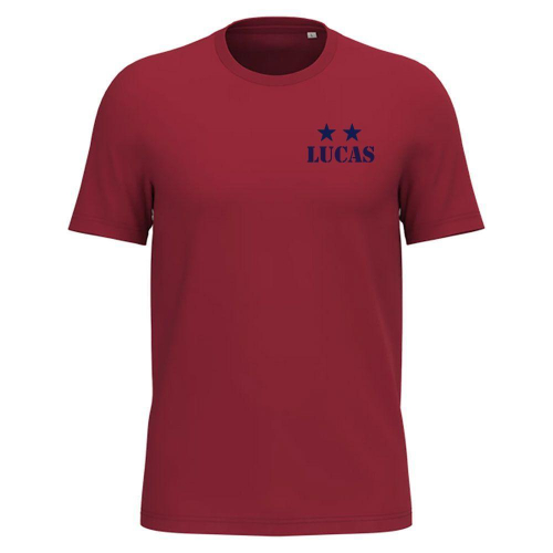 Camiseta hombre 2 estrellas 100% algodón orgánico