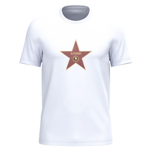 Camiseta estrella del Paseo de la Fama 100% algodón orgánico