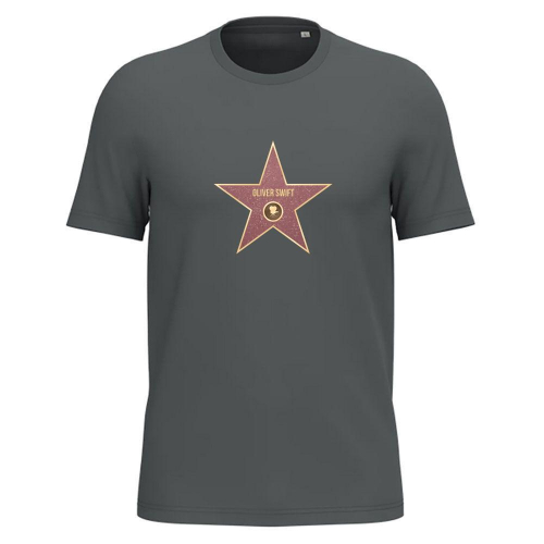 Camiseta estrella del Paseo de la Fama 100% algodón orgánico