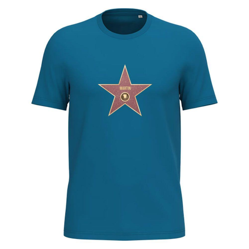Camiseta estrella del Paseo de la Fama 100% algodón orgánico