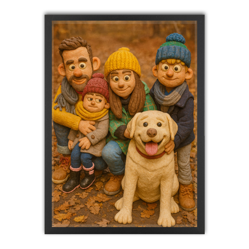 Caricatura estilo plastilina a partir de una foto
