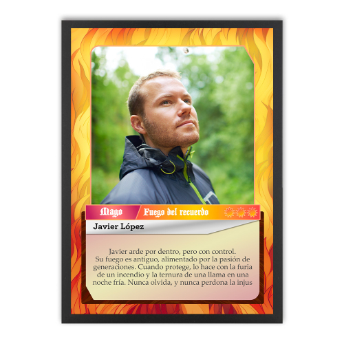 Cartel de Carta Fantasy personalizada