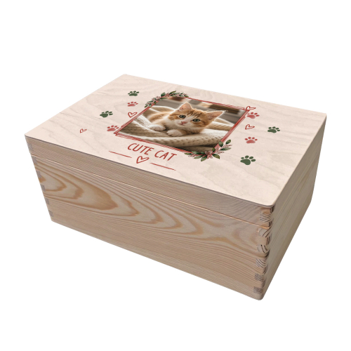 Caja de almacenaje personalizada para perro o gato Caja de almacenaje personalizada para perro o gato