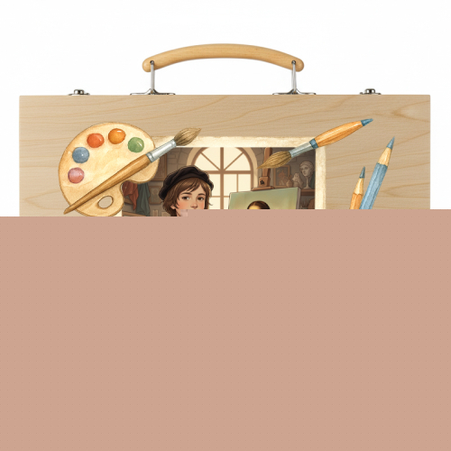 Maletín de dibujo Leonardo personalizado con foto Maletín de dibujo Leonardo personalizado con foto