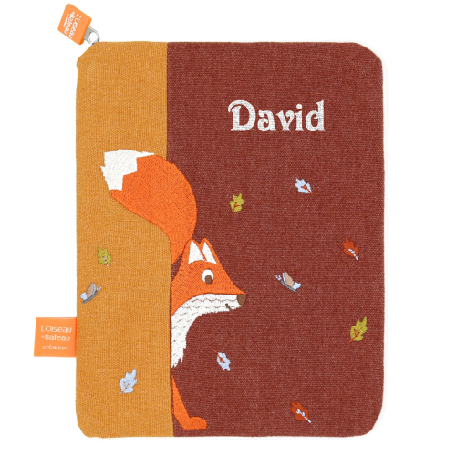 Funda para cartilla de salud Zorro personalizada