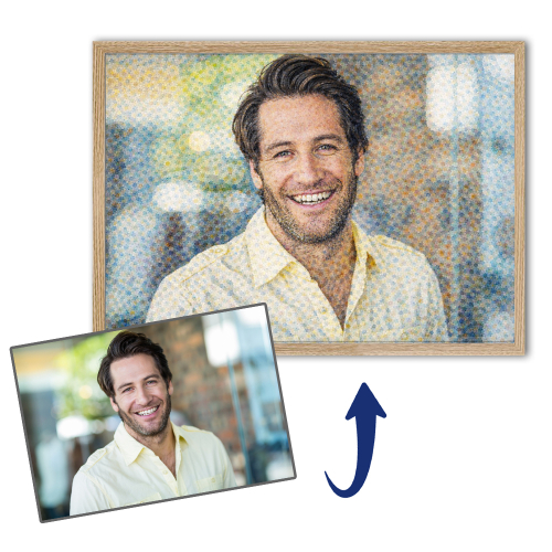 Retrato de estilo impresionista a partir de una foto