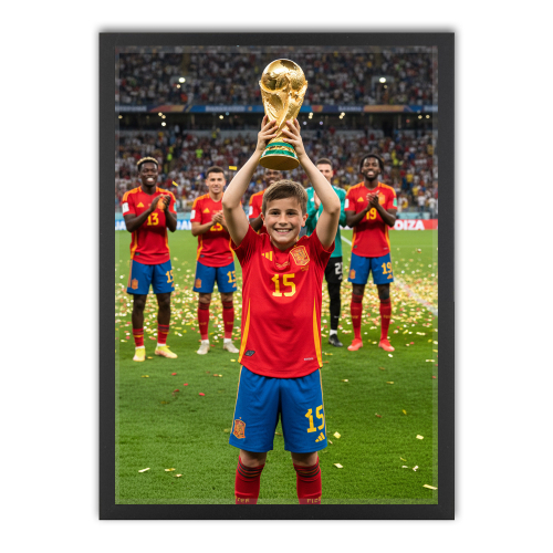 Retrato personalizado de leyenda del deporte