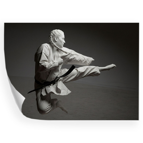 Retrato estilo estatua de mármol a partir de una foto