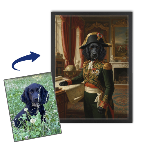 Retrato extravagante de su mascota