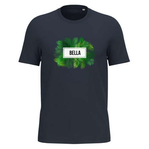  Camiseta de mujer Palmeras personalizada 100% algodón orgánico