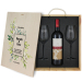 Caja de vino para boda � Marco floral